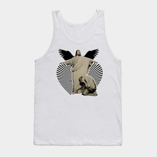 Christ Jesus is a comforting angel Tank Top